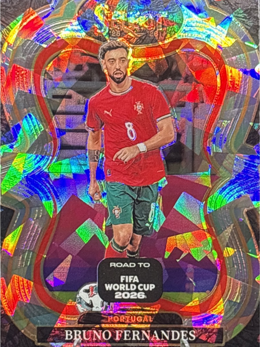 Panini Bruno Fernandes Holo Prizm Soccer Trading Card